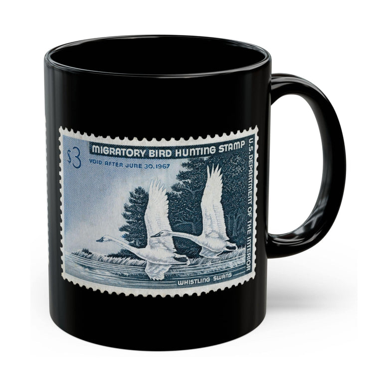 Official 1966-1967 Federal Duck Stamp - Black Mug