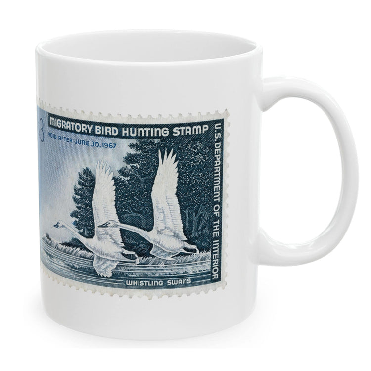 Official 1966-1967 Federal Duck Stamp - White Mug