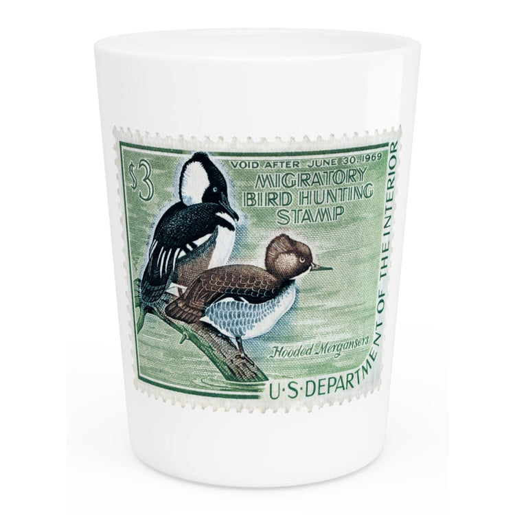 Official 1968-1969 Federal Duck Stamp - Shot Glass