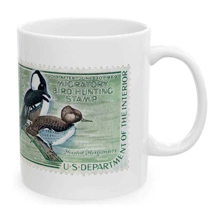 Official 1968-1969 Federal Duck Stamp - White Mug