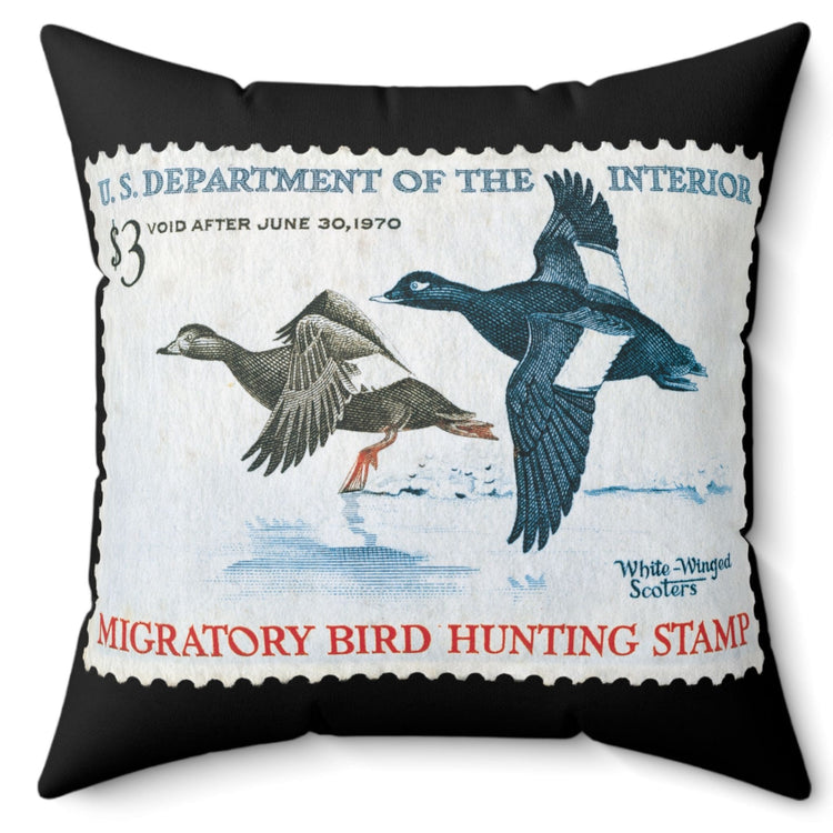 Official 1969-1970 Federal Duck Stamp - Black Pillow