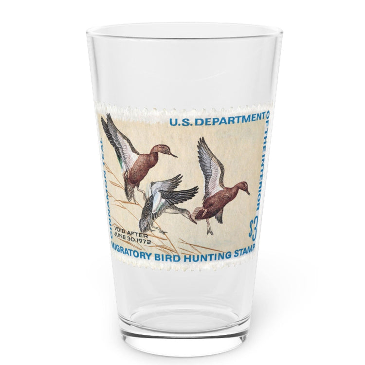 Official 1971-1972 Federal Duck Stamp - Pint Glass