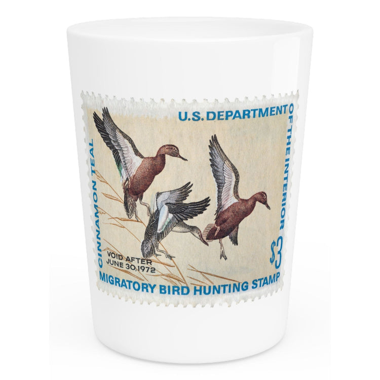 Official 1971-1972 Federal Duck Stamp - Shot Glass