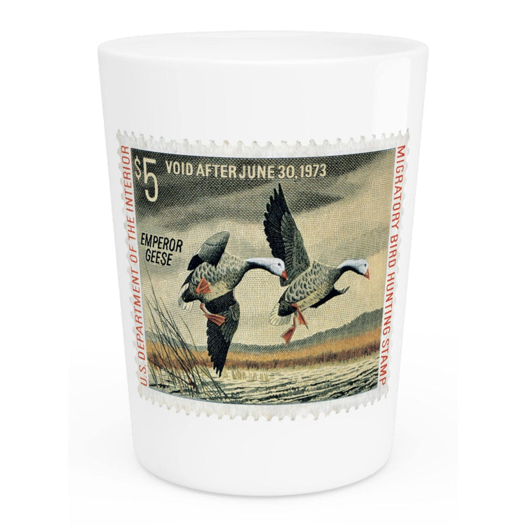 Official 1972-1973 Federal Duck Stamp - Shot Glass