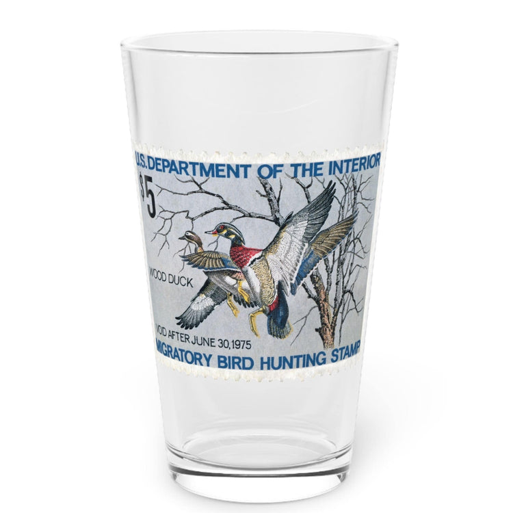 Official 1974-1975 Federal Duck Stamp - Pint Glass