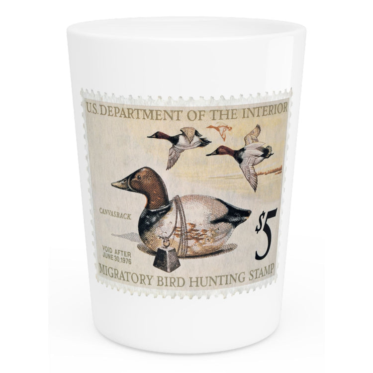 Official 1975-1976 Federal Duck Stamp - Shot Glass