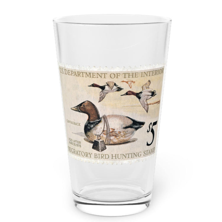 Official 1975-1976 Federal Duck Stamp - Pint Glass