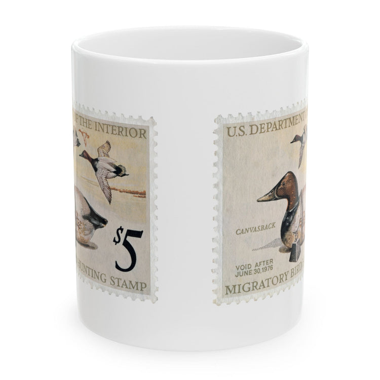 Official 1975-1976 Federal Duck Stamp - White Mug