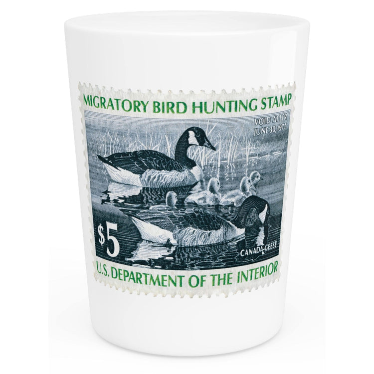 Official 1976-1977 Federal Duck Stamp - Shot Glass