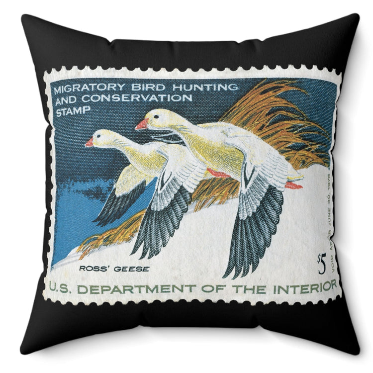 Official 1977-1978 Federal Duck Stamp - Black Pillow