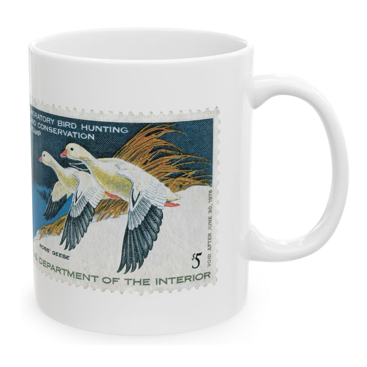 Official 1977-1978 Federal Duck Stamp - White Mug