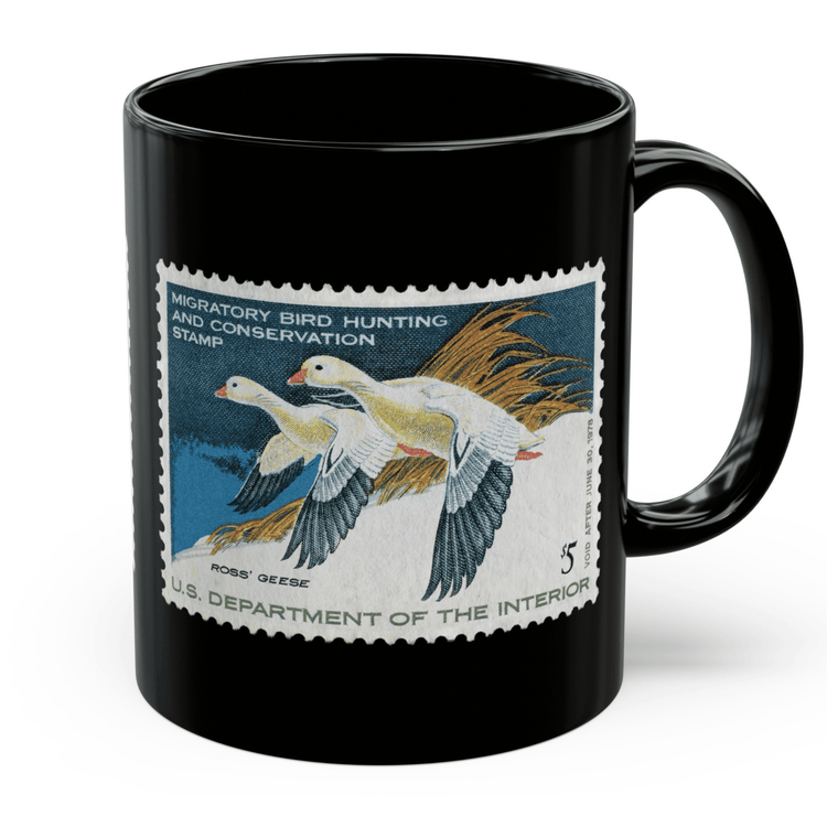 Official 1977-1978 Federal Duck Stamp - Black Mug