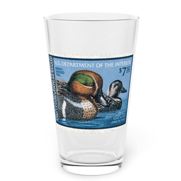 Official 1979-1980 Federal Duck Stamp - Pint Glass