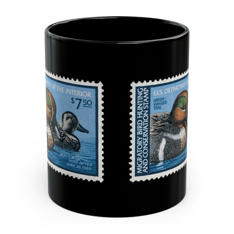 Official 1979-1980 Federal Duck Stamp - Black Mug