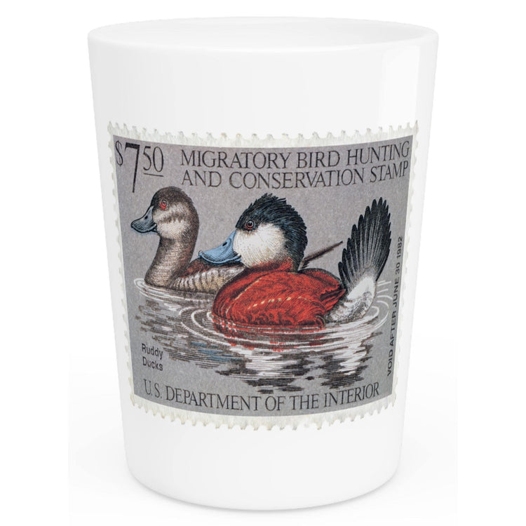 Official 1981-1982 Federal Duck Stamp - Shot Glass