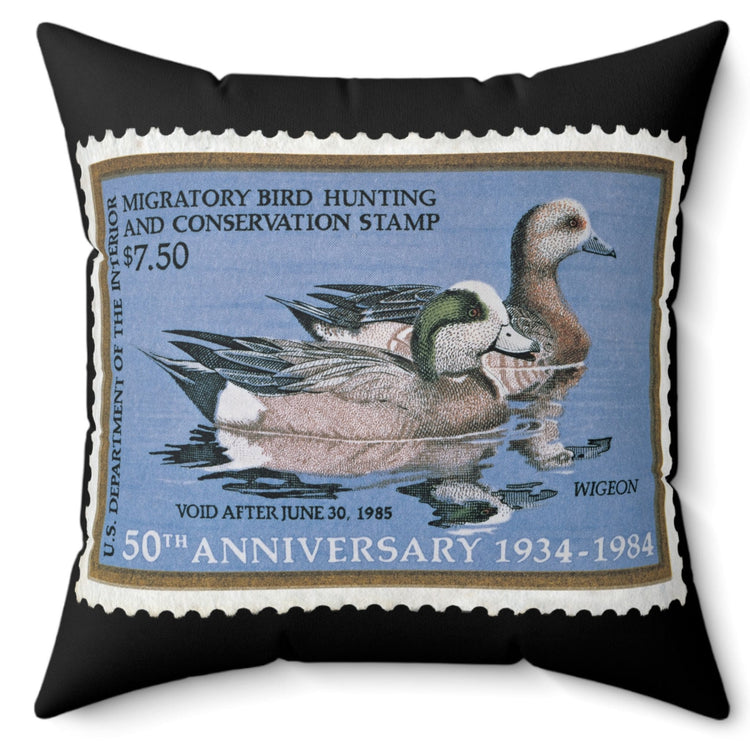 Official 1984-1985 Federal Duck Stamp - Black Pillow