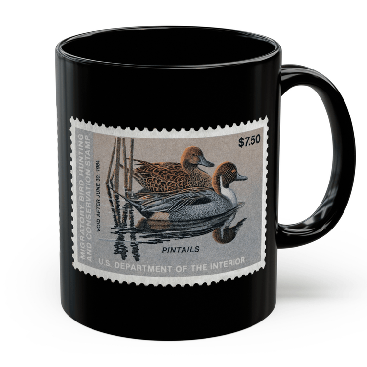 Official 1983-1984 Federal Duck Stamp - Black Mug