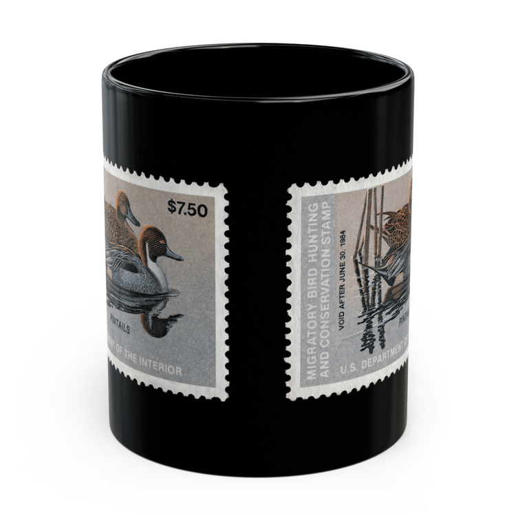 Official 1983-1984 Federal Duck Stamp - Black Mug