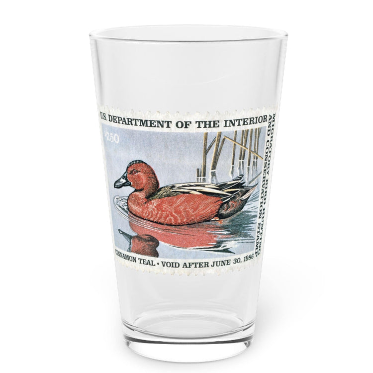 Official 1985-1986 Federal Duck Stamp - Pint Glass