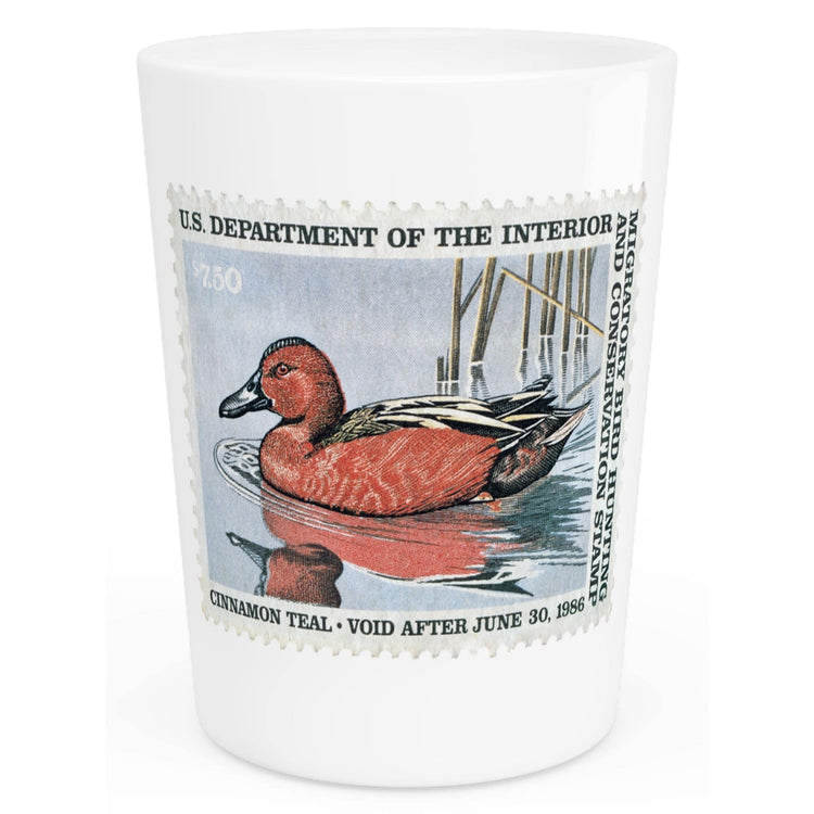 Official 1985-1986 Federal Duck Stamp - Shot Glass