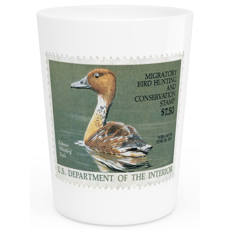 Official 1986-1987 Federal Duck Stamp - Shot Glass