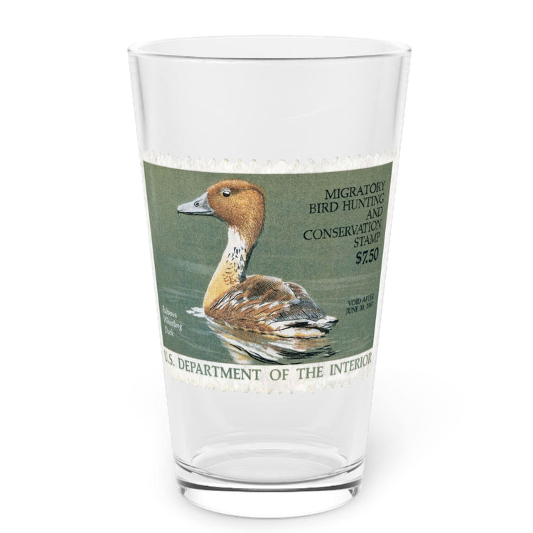 Official 1986-1987 Federal Duck Stamp - Pint Glass