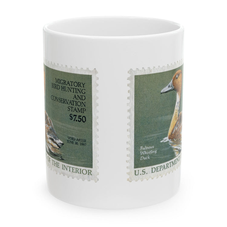 Official 1986-1987 Federal Duck Stamp - White Mug