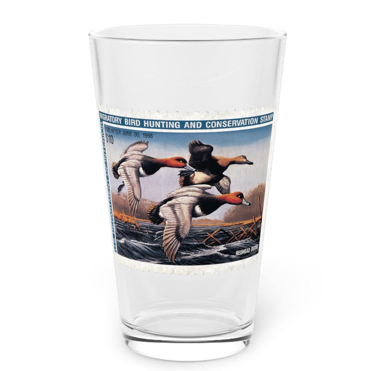 Official 1987-1988 Federal Duck Stamp - Pint Glass