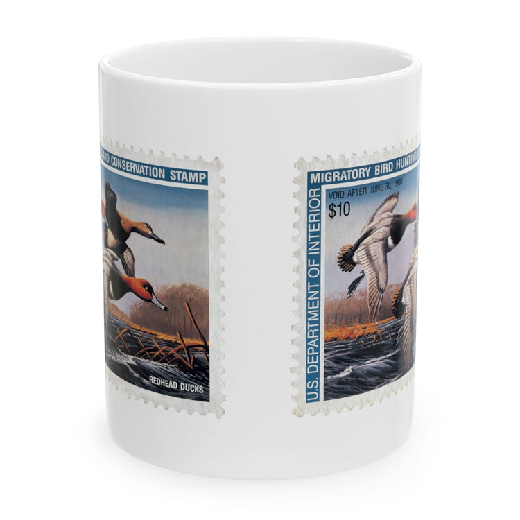 Official 1987-1988 Federal Duck Stamp - White Mug