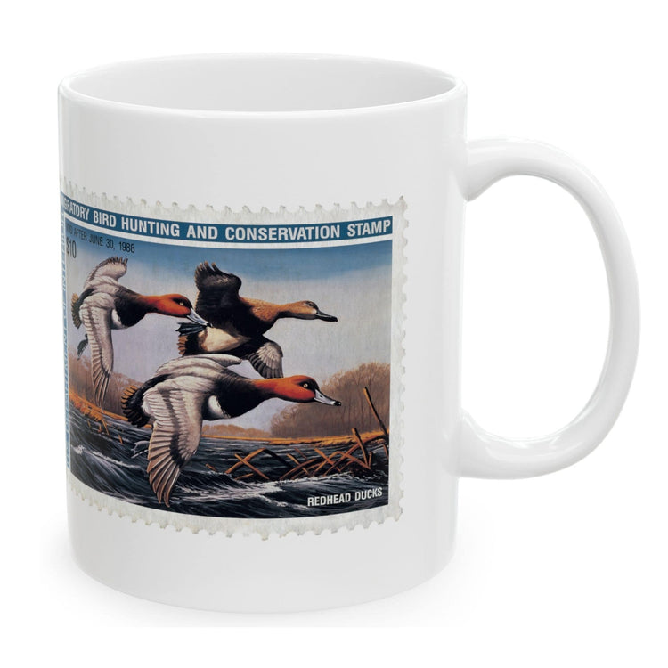 Official 1987-1988 Federal Duck Stamp - White Mug