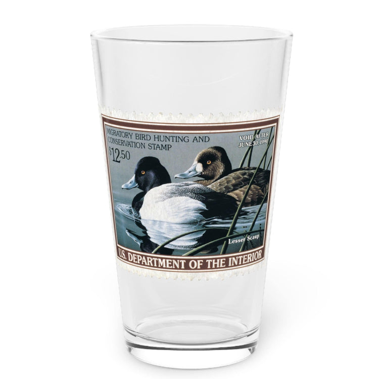 Official 1989-1990 Federal Duck Stamp - Pint Glass