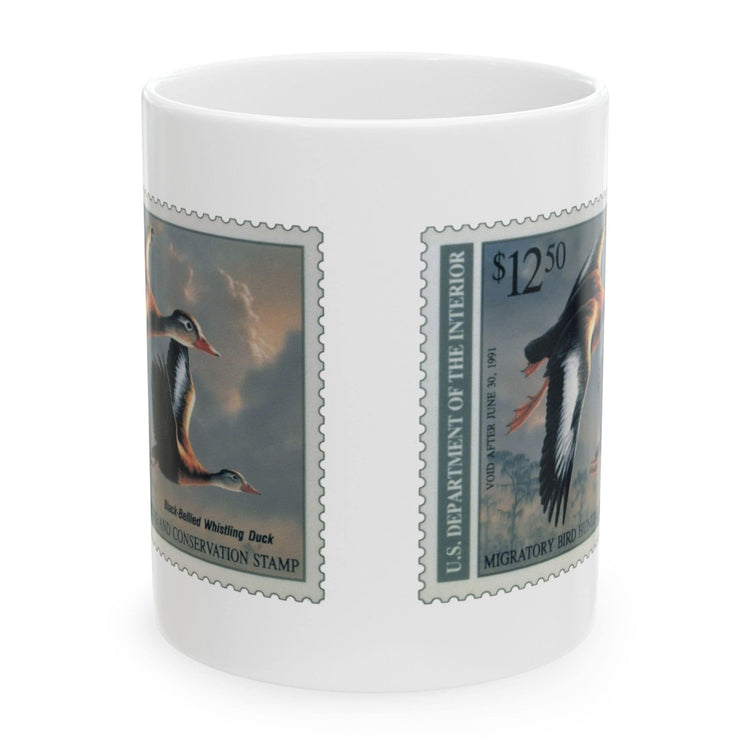 Official 1990-1991 Federal Duck Stamp - White Mug