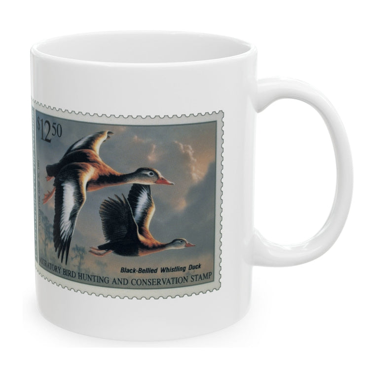 Official 1990-1991 Federal Duck Stamp - White Mug