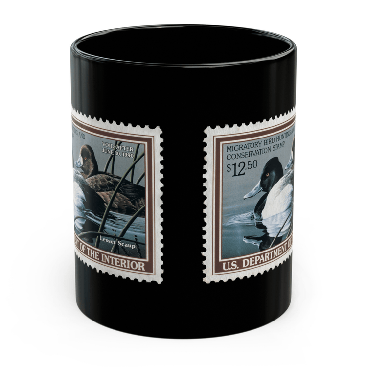 Official 1989-1990 Federal Duck Stamp - Black Mug