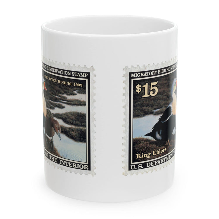 Official 1991-1992 Federal Duck Stamp - White Mug