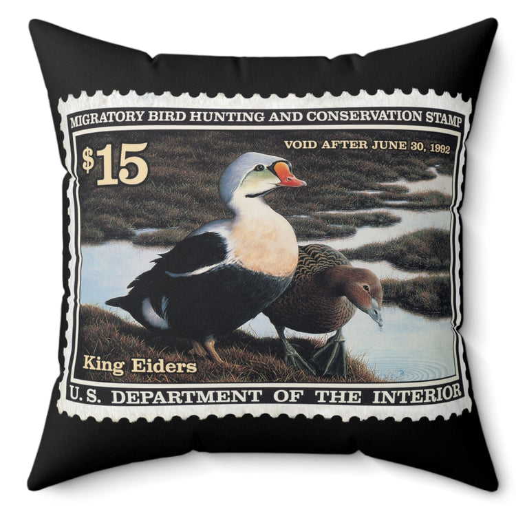 Official 1991-1992 Federal Duck Stamp - Black Pillow