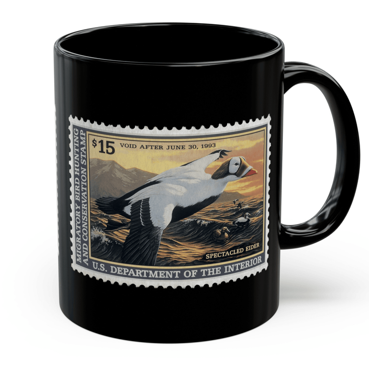 Official 1992-1993 Federal Duck Stamp - Black Mug