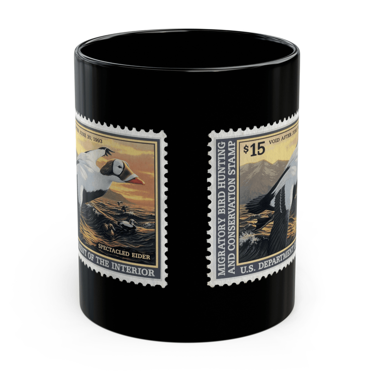 Official 1992-1993 Federal Duck Stamp - Black Mug