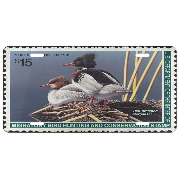 Official 1994 - 1995 Federal Duck Stamp - License Plate