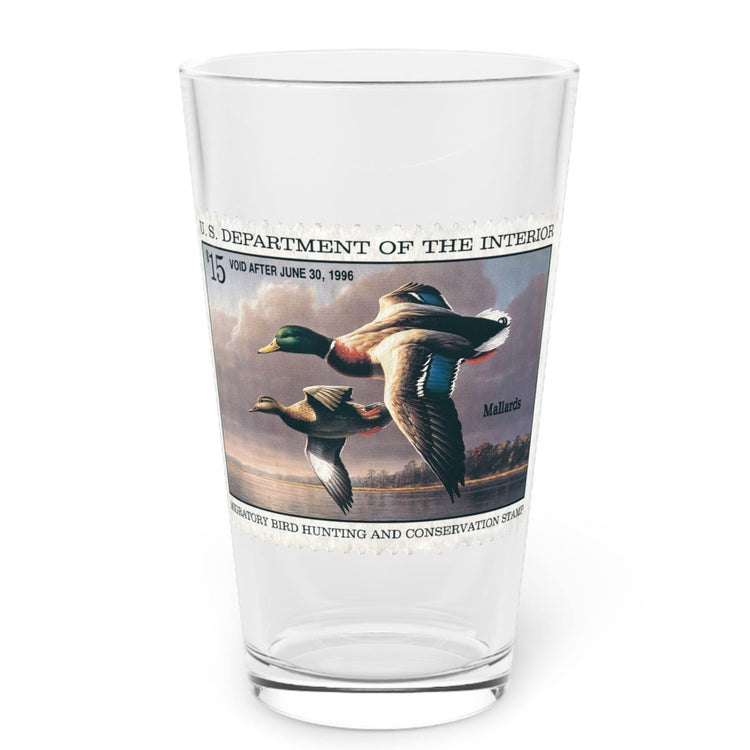 Official 1995-1996 Federal Duck Stamp - Pint Glass