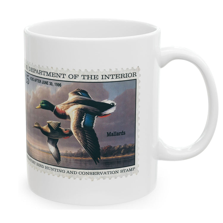 Official 1995-1996 Federal Duck Stamp - White Mug