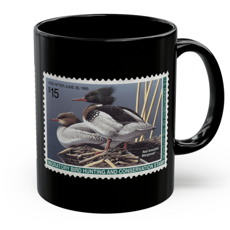 Official 1994-1995 Federal Duck Stamp - Black Mug