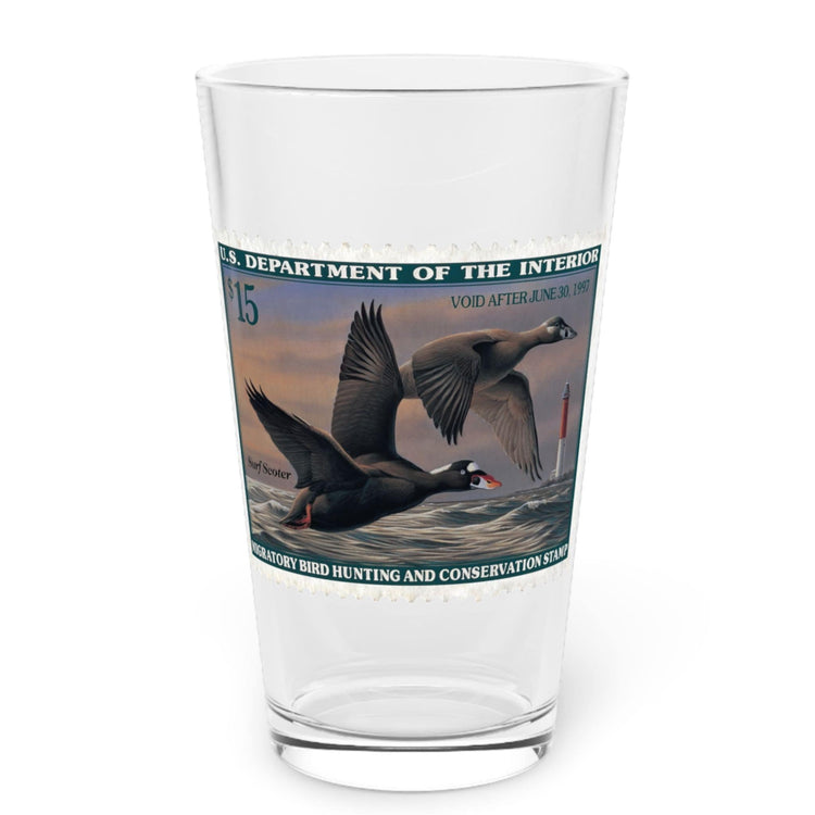 Official 1996-1997 Federal Duck Stamp - Pint Glass