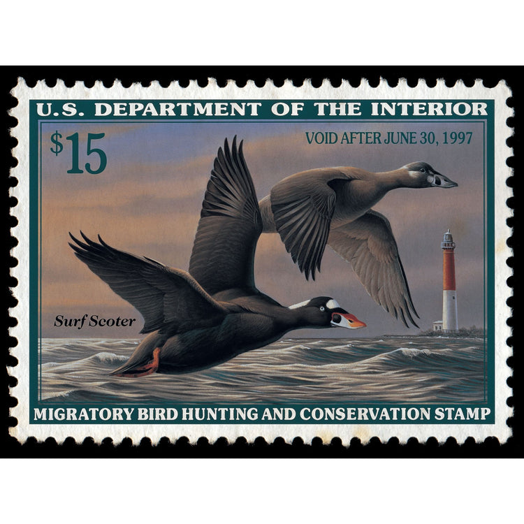 Official 1996- 1997 Federal Duck Stamp-Metal Sign