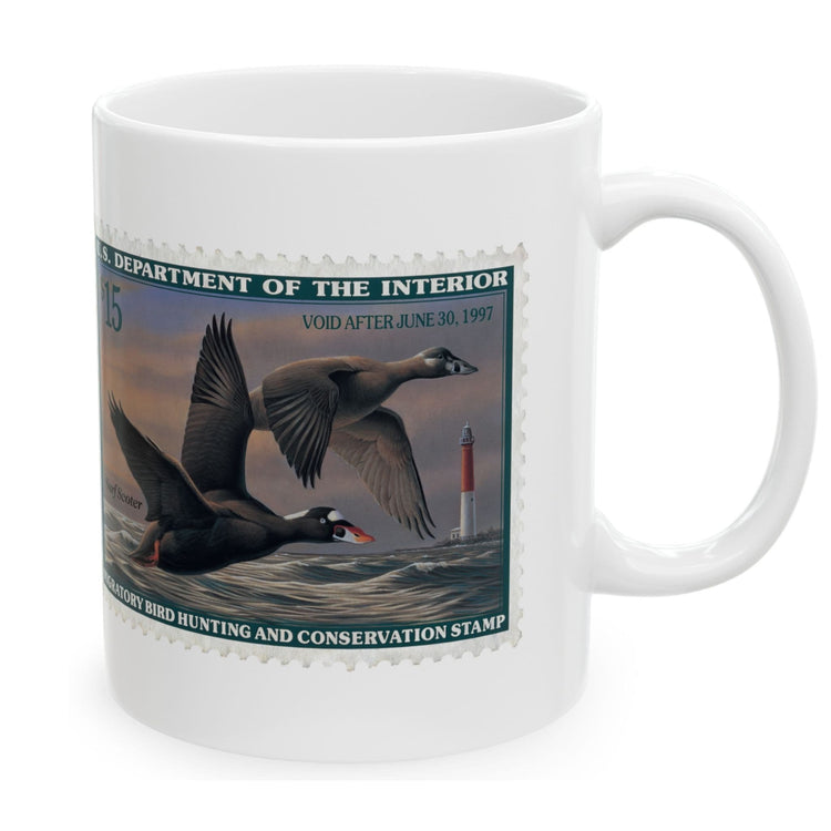 Official 1996-1997 Federal Duck Stamp - White Mug