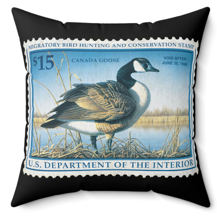 Official 1997-1998 Federal Duck Stamp - Black Pillow