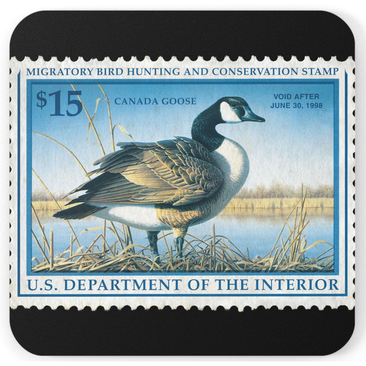 Official 1997-1998 Federal Duck Stamp - Cork Back Coaster