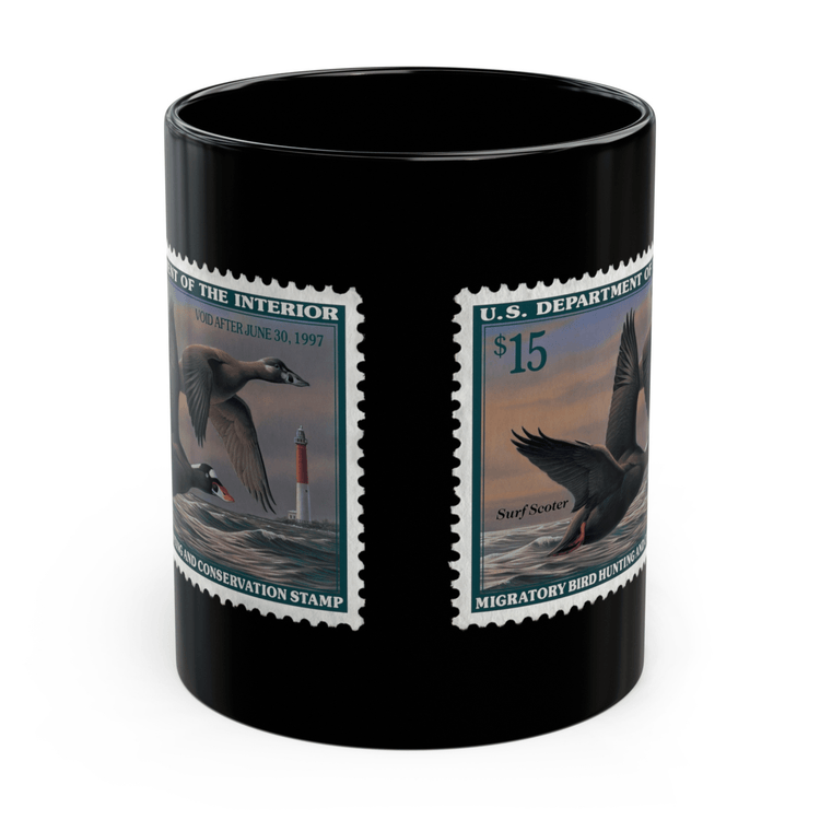 Official 1996-1997 Federal Duck Stamp - Black Mug