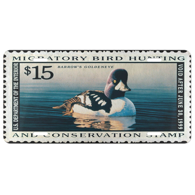 Official 1998 - 1999 Federal Duck Stamp License Plate