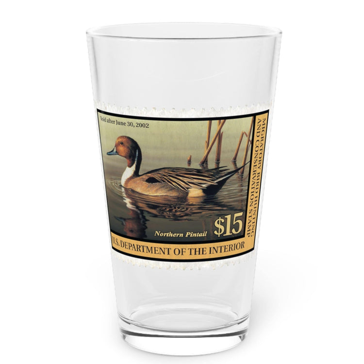 Official 2001-2002 Federal Duck Stamp - Pint Glass